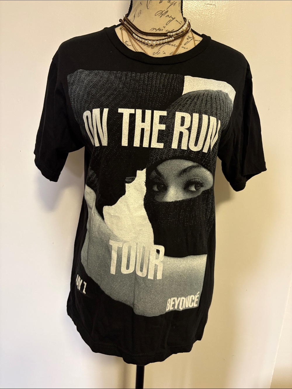 Beyoncé On The Run Tour Black Graphic Tee